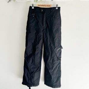 Kids Boys Spyder Black Snow Ski Pants 18 ZZ